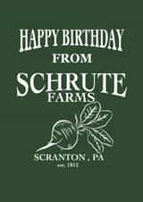 the office us funny Birthday Card 19414 created by Parker Art & Design