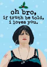 Brother Nessa Christmas Card 6028 created by Mrs Best Paper Co.