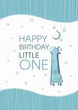 Cute 1st Birthday Card - Little One - Giraffe created by Lau Gonzalez