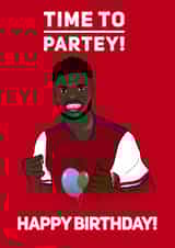 Thomas Partey Birthday Card created by Elgo Designs