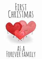 forever family heart Christmas Card 20668 created by notafictionalmum