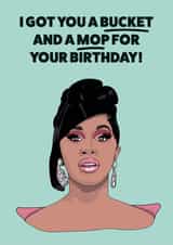 Cardi B WAP Birthday Card 16323 created by YOB & YAG