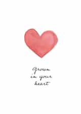 grown heart New Baby Card 20669 created by notafictionalmum