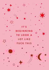 beginning look Christmas Card 41872 created by ELLIE B STUDIO