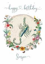 november scorpio Birthday Card 17096 created by Natalie Ryan