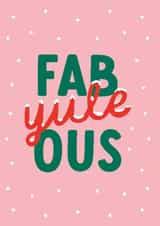 Cute Christmas Card For Friends - Fab Yule Ous created by Joyful Joyful
