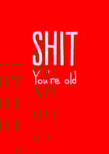 rude old Birthday Card 14127 created by The Buddy Fernandez Card Co.