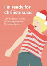 Film/TV/Netflix Quotes Christmas Card 20289 created by @lydiapimmdraws