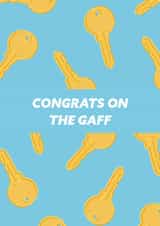 Congrats on the gaff created by Ellie Fflur Studio