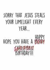 jesus funny Birthday Card 14520 created by designsbyphia