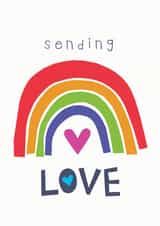 hugs rainbow Love & Friendship Card 17904 created by Jayne Schofield