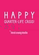 funny typography Birthday Card 20383 created by Drunken Fairy 