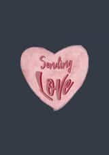 sending love Love Thinking of you Card 19524 created by @cottonfoxprints