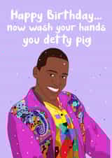 Eric Effiong birthday card created by Pigeon Hole Cards