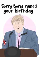 boris funny Birthday Card 45677 created by Pigeon Hole Cards