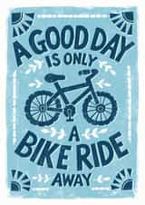 bike bicycle Birthday Card 11346 created by Alexandra Snowdon