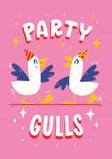 party gulls party girls Birthday Card 16971 created by Matt Joyce