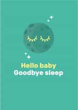 hello baby New Baby Card 20721 created by @designbykinship
