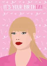 taylor taylor swift Birthday Card 7403 created by Rumble Cards
