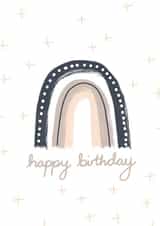 rainbow pastel Birthday Card 12530 created by Abigail Scarfe