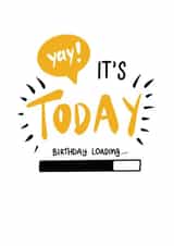 yellow yay Birthday Card 12531 created by Abigail Scarfe