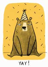 yay bear Birthday Card 16082 created by Camille Medina