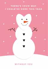 snow love Christmas Card 9815 created by Jemima de Viell