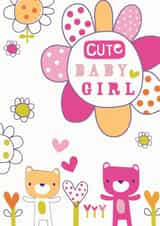 baby girl Card 42620 created by Jayne Schofield