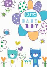 baby boy New Baby Card 17905 created by Jayne Schofield