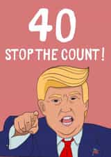 40 40th Birthday Card 15589 created by BritWit