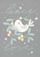 Dove Peace Christmas Card 20873 created by Alicia Cambridge