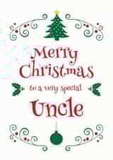 uncle adult Christmas Card 4826 created by Hello Fridays Studio