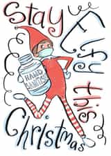 Elf Elfy Christmas Card 45941 created by Kate Willis-Crowley