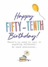 60th 60 Birthday Card 12203 created by Pierre Cochon Ltd