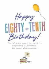 90 90th Birthday Card 12206 created by Pierre Cochon Ltd