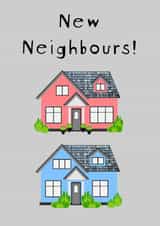 Cute Houses New Home Card - New Neighbours! created by Creative Gemz