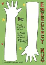 Friend Hug Love & Friendship Card 17786 created by Rosie Johnson Illustrates