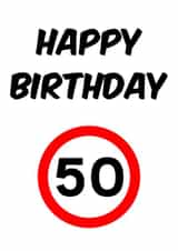 50 Happy Card 45982 created by Sean Robinson