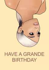 grande ariana Birthday Card 18500 created by Amy Louisa