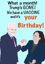 funny biden Birthday Card 44856 created by Frankie & Eric