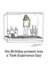 Cartoon Humour Birthday Card 1778 created by James Mellor