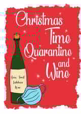 Mask Christmas Card 45512 created by Coffee Cup Studio