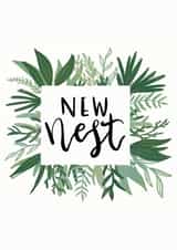 Floral New Home Card created by Laura Jayne Lettering