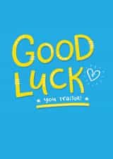 Congratulations congrats Good Luck Card 11086 created by Blue Kiwi Design