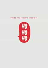 Christmas ho ho ho Card 40627 created by Kate Rucker