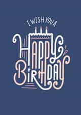 arty classic Birthday Card 45852 created by Cardly worth bothering