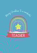 teacher wonderful Christmas Card 18776 created by Ollie&Frey
