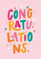 congrats congratulations Card 45708 created by Nicky Laatz