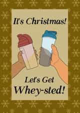whey protein Christmas Card 18480 created by Doris Dishcloth