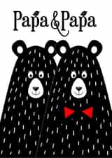 papa bear Anniversary Card 13799 created by CardandFast